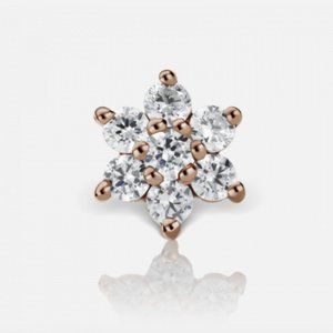 BRAND NEW! Maria Tash flower stud diamond cluster